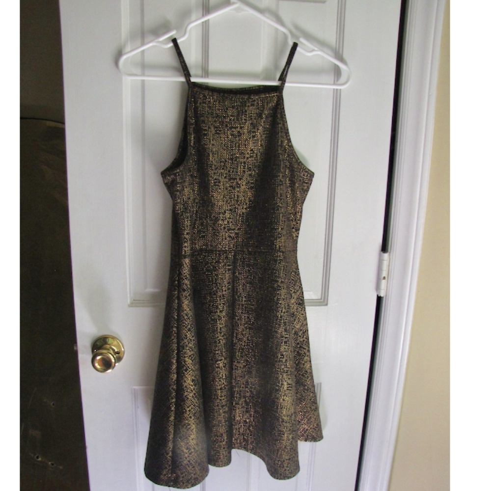 Black & Gold Party Dress